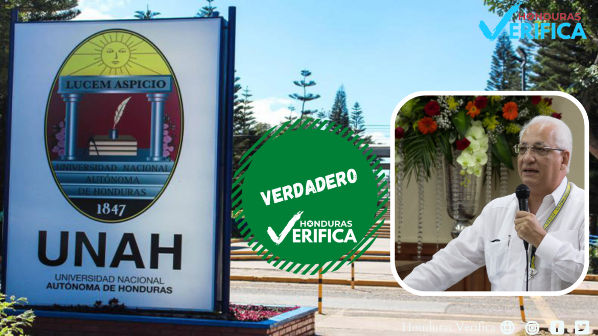 Francisco Herrera firma que la UNAH está en el primer puesto centroamericano del ranking scimago