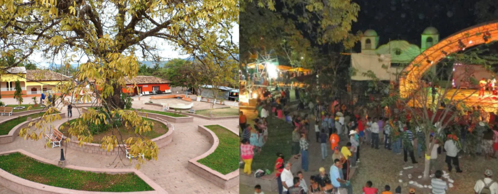 Parque central de Villa de San Francisco.