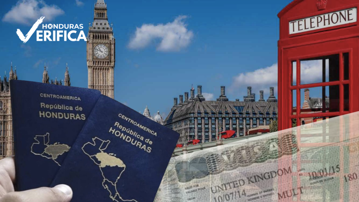 Hondureños necesitan visa para viajar a Reino Unido