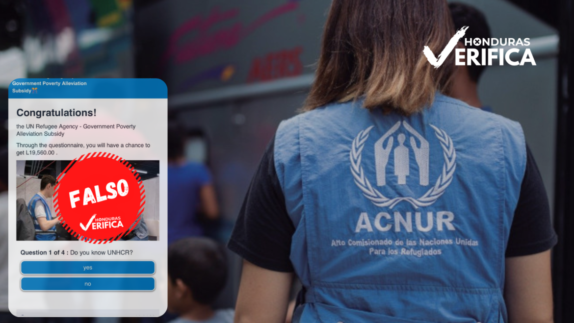 Encuesta para un subsidio de la ONU es FALSA