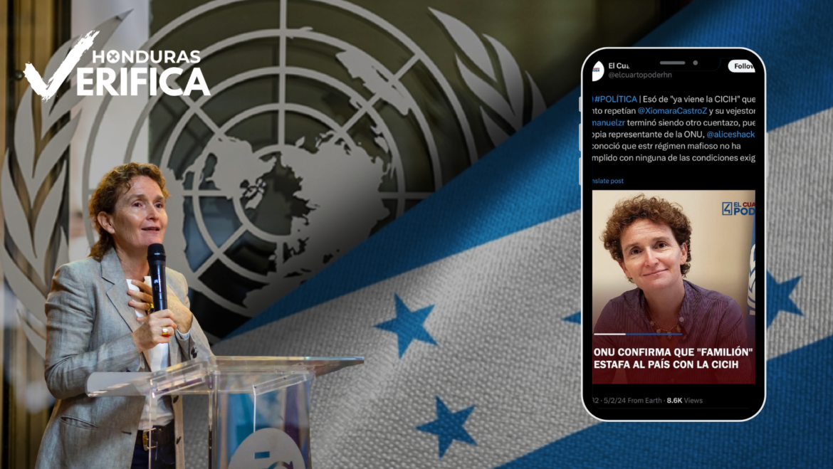 Alice Schackelford ONU Honduras CICIH