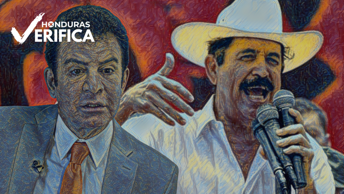 Salvador Nasralla y Mel Zelaya