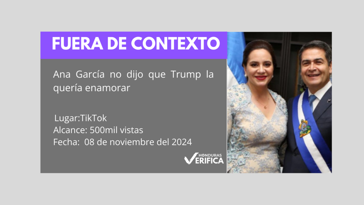 Esposa del expresidente Juan Orlando Hernández, Ana García